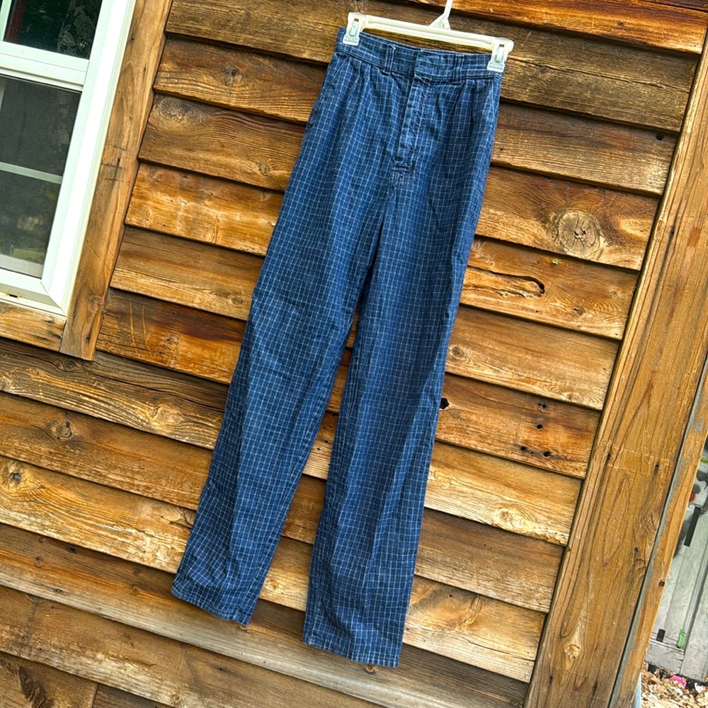 Vintage rumble seats high rise pants made in USA 1970s